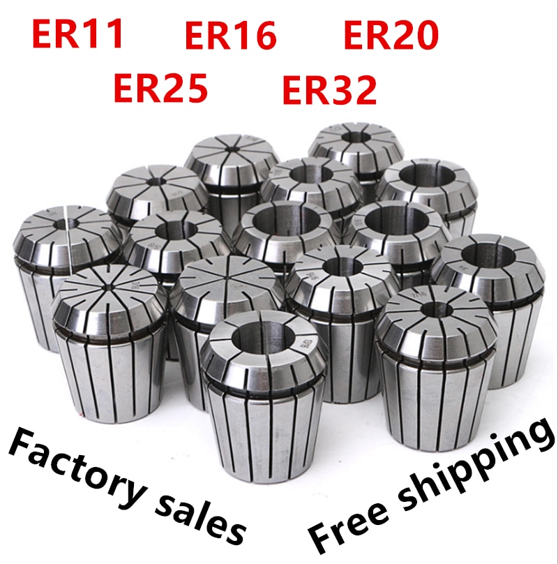 ER11,ER16,ER20,ER25,ER32,ER40 Spring Collet Set For CNC Milling Lathe Machine 